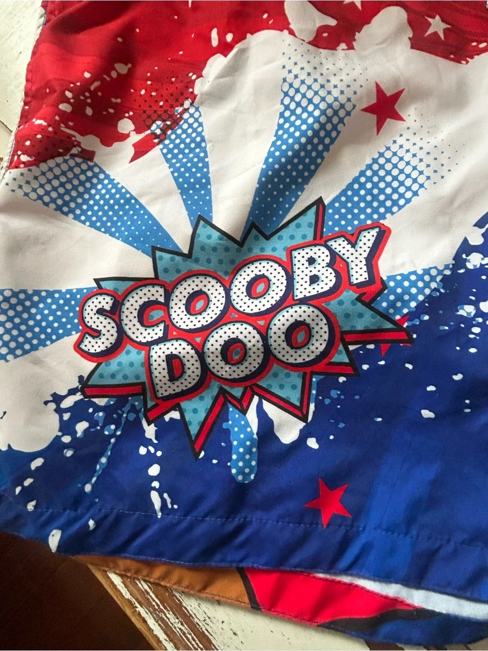 Scooby-Doo Swim Trunks Adult Mens Beach Shorts w Mesh Lining, Size 2XL, 2 Pocket